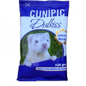 Cunipic Dulkiss de bacon premios para hurones 150 grs